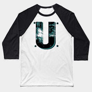 AlphaT u Dynamic Printed Design Baseball T-Shirt